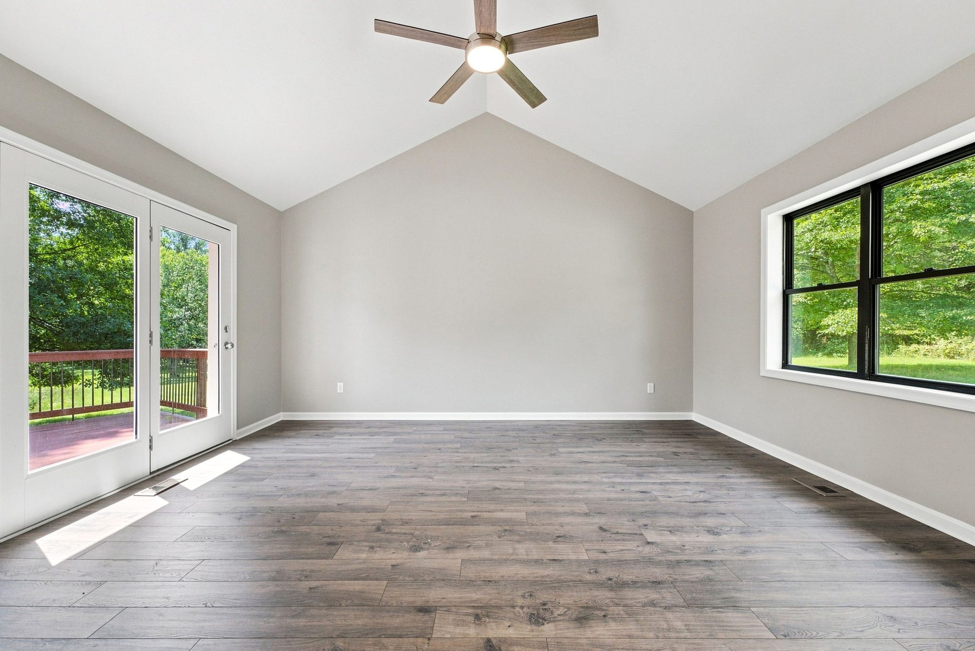 Main-level primary bedroom suite